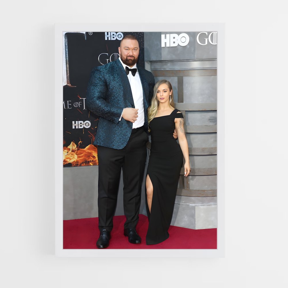 Poster Hafthor bjornsson – affiche Powerlifting (vue 3)